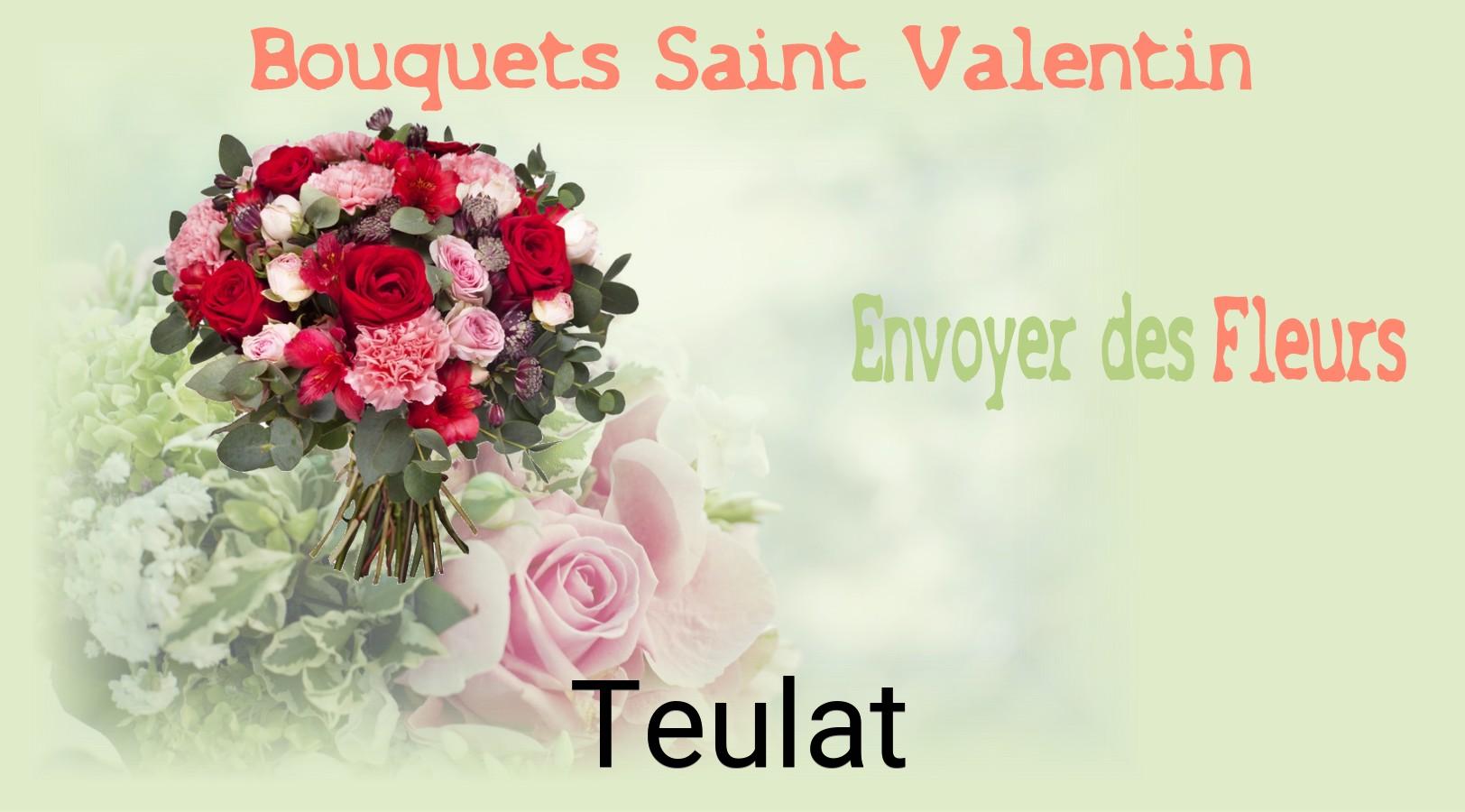 Roses de Saint-Valentin livrées à Teulat